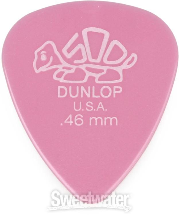 Dunlop 41R46 .46mm Light Pink Delrin Guitar Picks 72-Pack 