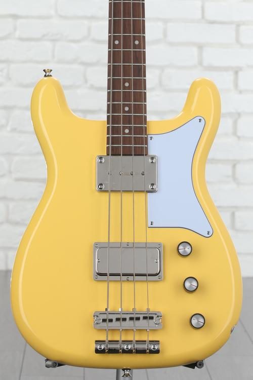 Epiphone Newport Electric Bass Guitar - Sunset Yellow | Sweetwater