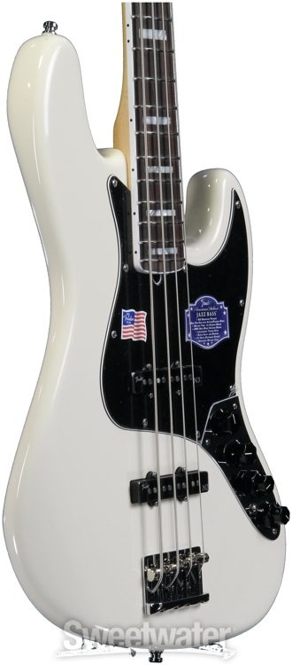 Fender American Deluxe Jazz Bass - Olympic White | Sweetwater