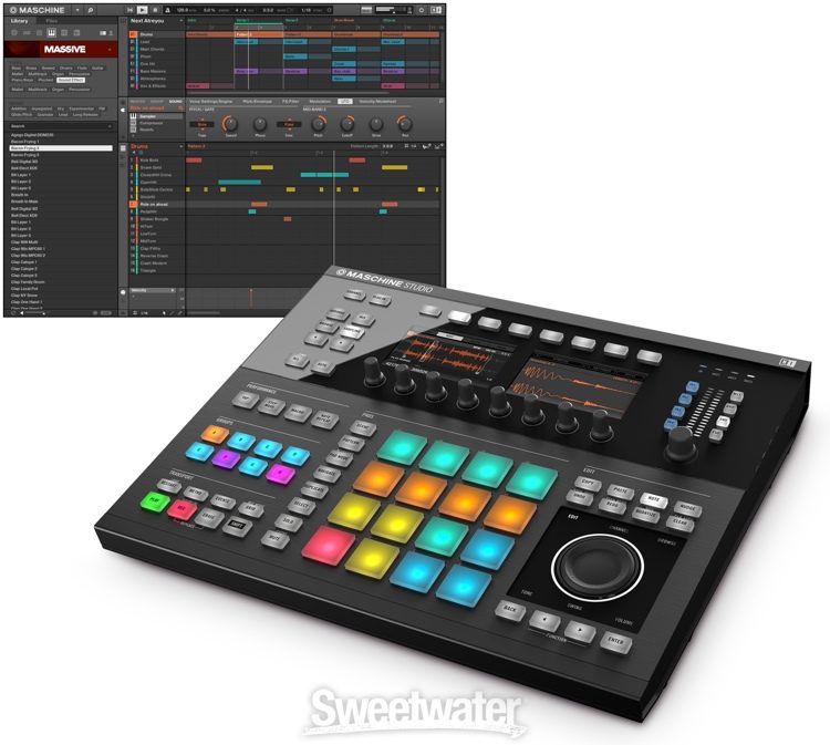 Native Instruments Maschine Studio Production and Performance System with  Komplete 12 Select | Sweetwater