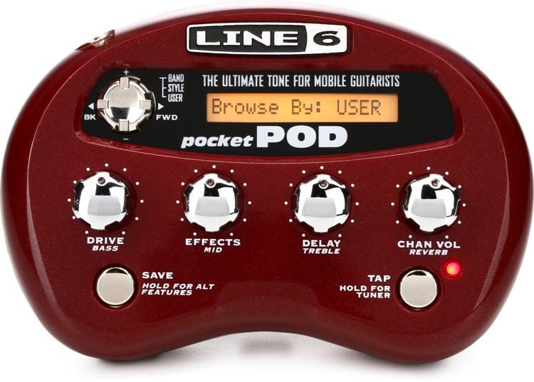 Line 6 Pocket POD Guitar Amp Emulator