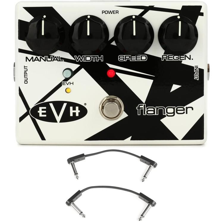 MXR EVH117 Eddie Van Halen Flanger Pedal with 3 Patch Cables