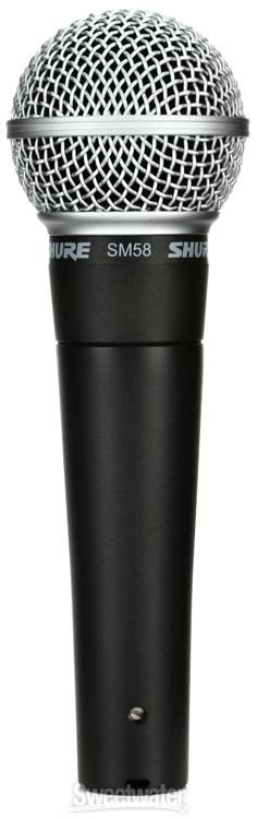 necessary indoor Supple Shure SM58 Cardioid Dynamic Vocal Microphone | Sweetwater