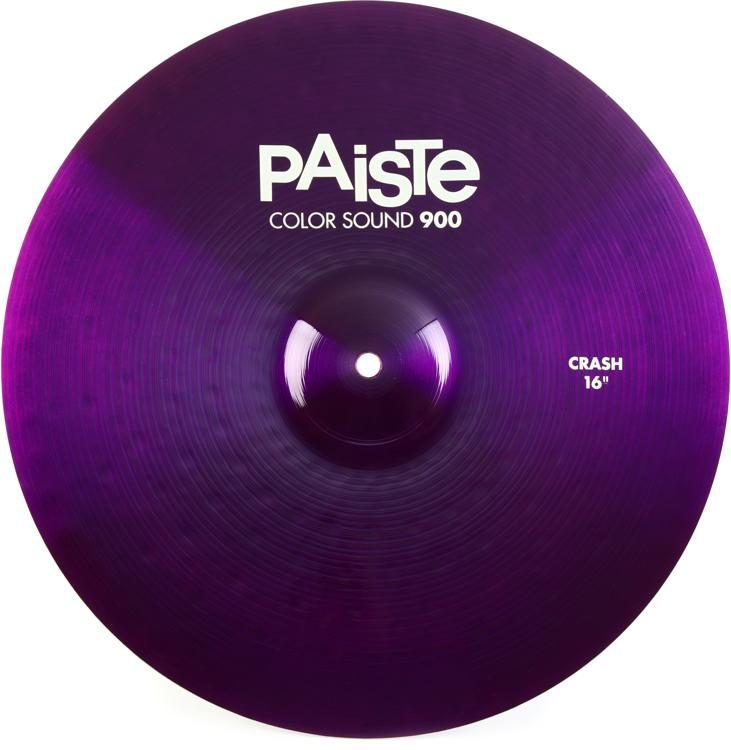 Paiste 16 inch Color Sound 900 Purple Crash Cymbal | Sweetwater