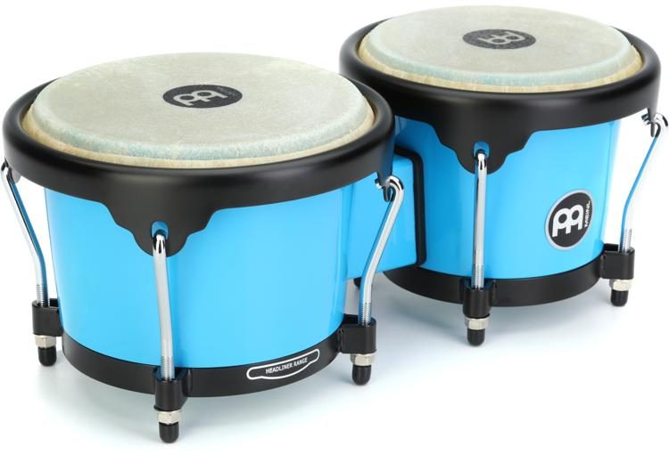 Meinl Percussion Journey Series Bongos Glacier Blue Sweetwater