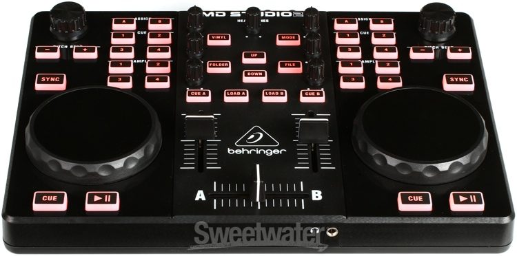 Behringer CMD Studio 2A 2-deck Portable DJ Controller | Sweetwater