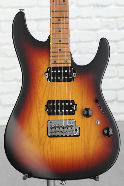 Ibanez Prestige AZ2402 Electric Guitar - Tri Burst Fade Flat