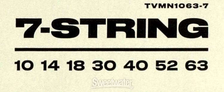 Dunlop TVMN10637 Heavy Core Trivium Electric Guitar Strings - .010-.063, 7- string | Sweetwater