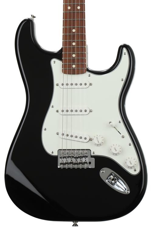 Fender Standard Stratocaster - Black with Pau Ferro Fingerboard ...