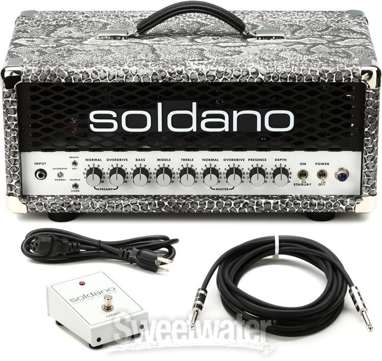 Soldano SLO-30 Super Lead Overdrive 30-watt Tube Head - Snake Skin 