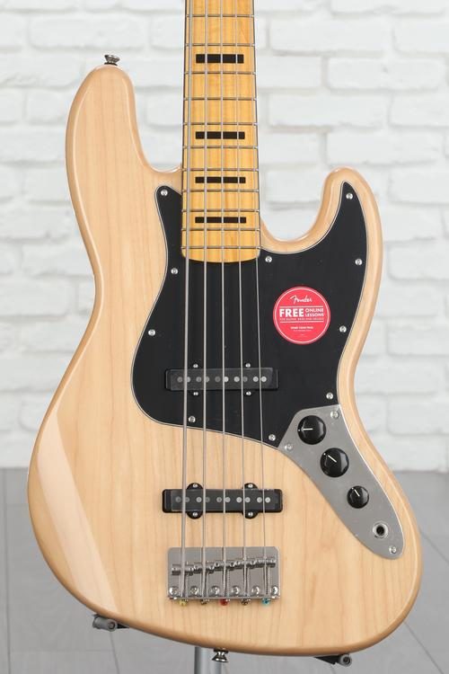 Squier Classic Vibe '70s Jazz Bass V - Natural with Maple Fingerboard