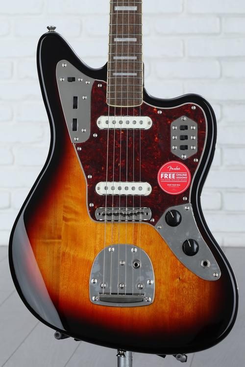 Squier Classic Vibe '70s Jaguar - 3-Tone Sunburst | Sweetwater