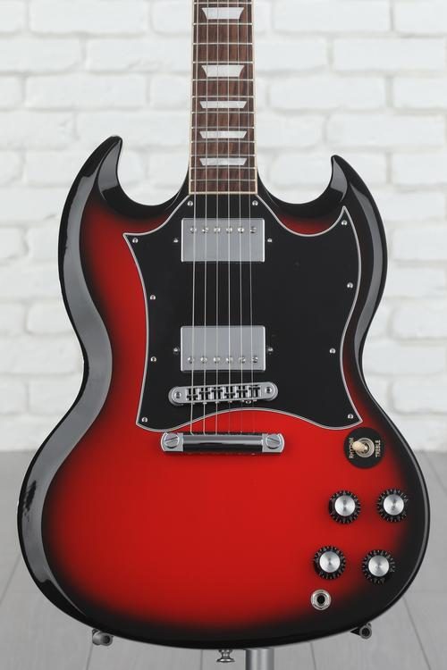 Gibson SG Standard Electric Guitar - Cardinal Red Burst | Sweetwater