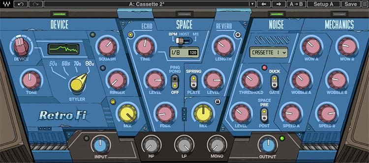 Waves Retro Fi Lo-Fi FX Chain Plug-in