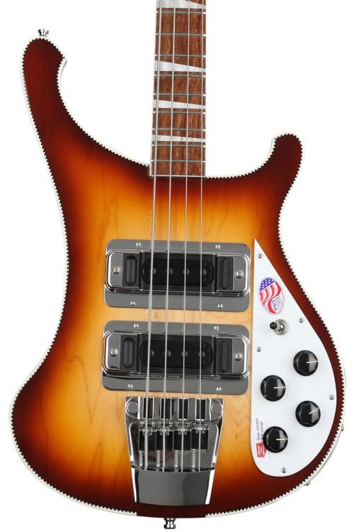 Rickenbacker 4003 Montezuma Brown Bass Guitar - with Checkerboard 