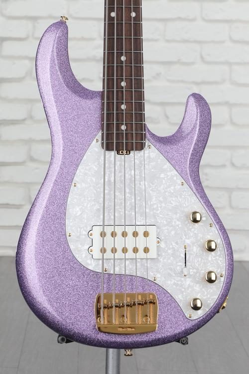 Ernie Ball Music Man StingRay Special 5 Bass Guitar - Amethyst Sparkle with  Rosewood Fingerboard