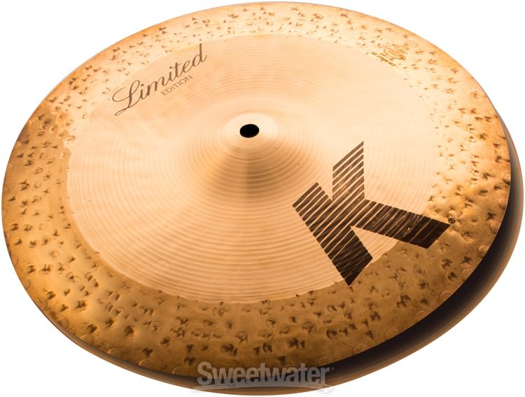 Zildjian K Custom Hybrid Limited Edition Reversible Hi-hats - 14