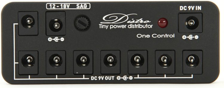 One Control Micro Distro Pedal Power Supply | Sweetwater