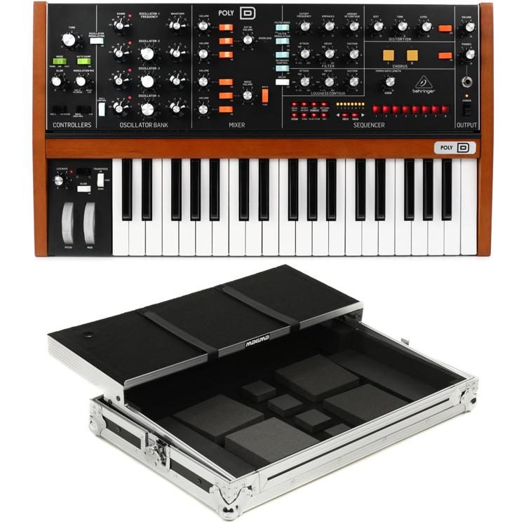 Behringer Poly D Polyphonic Analog Synthesizer and Case | Sweetwater