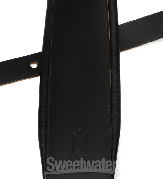 Levy's DM1PD Genuine Leather Guitar Strap - XL Black | Sweetwater