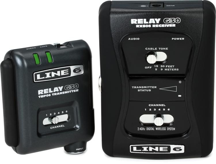 line 6 relay g30 digital wireless guitar system sweetwater