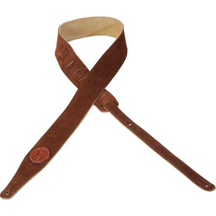 Levy's MS217 Suede Guitar Strap - Brown | Sweetwater