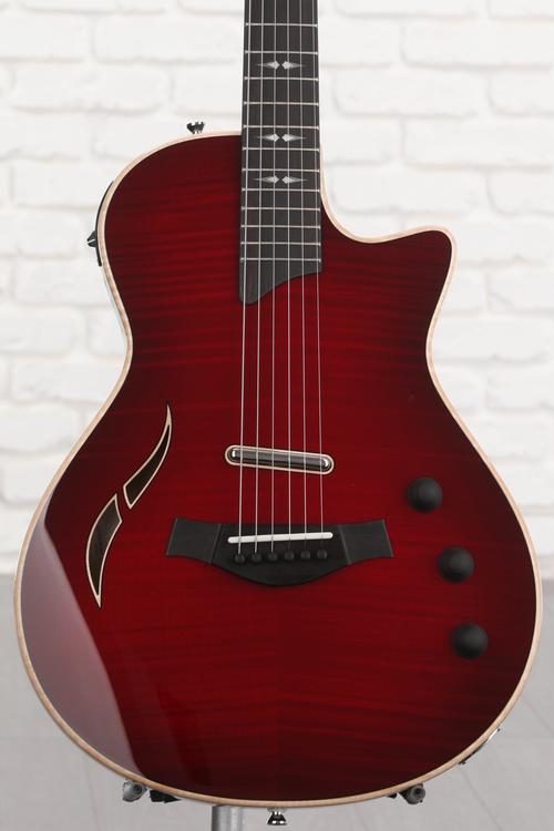 Taylor T5z Pro Hollowbody Electric Guitar - Cayenne Red | Sweetwater