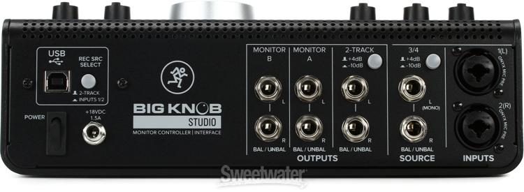Mackie Big Knob Studio 3x2 Studio Monitor Controller and Interface 