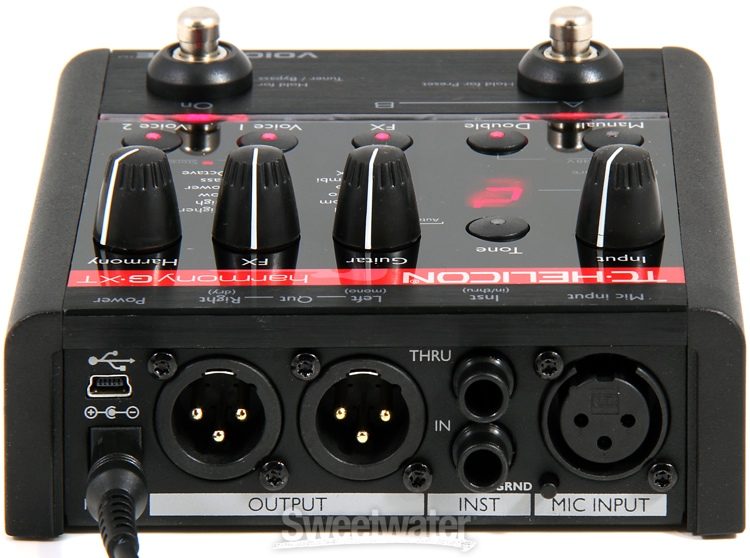 TC-Helicon VoiceTone Harmony-G XT Vocal Effects Pedal | Sweetwater