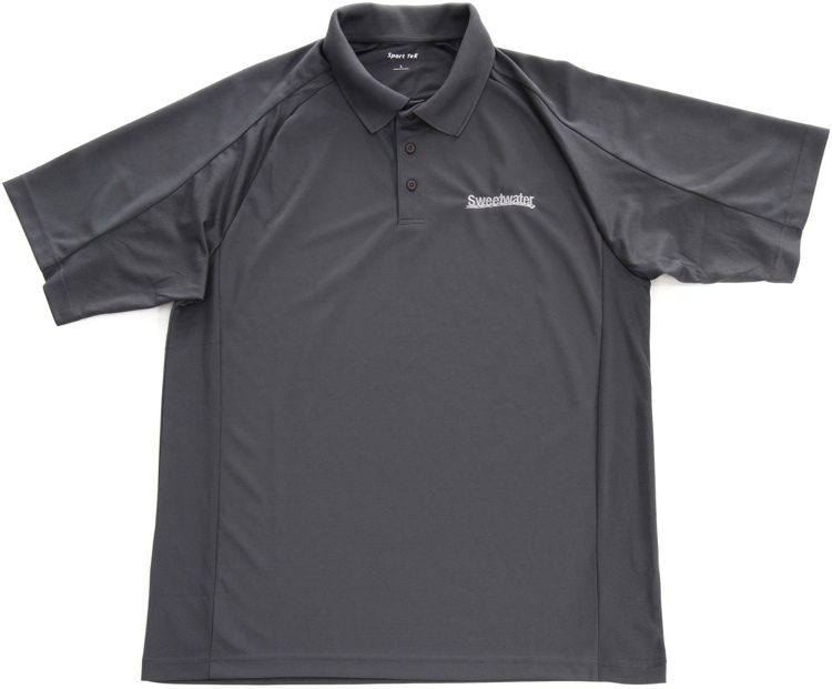 Sweetwater Sport Mesh Polo Shirt - Steel, Medium