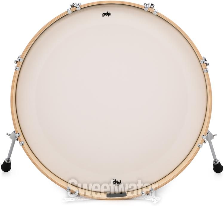 PDP Concept Maple Classic Bass Drum - 16 x 22 inch - Walnut with 