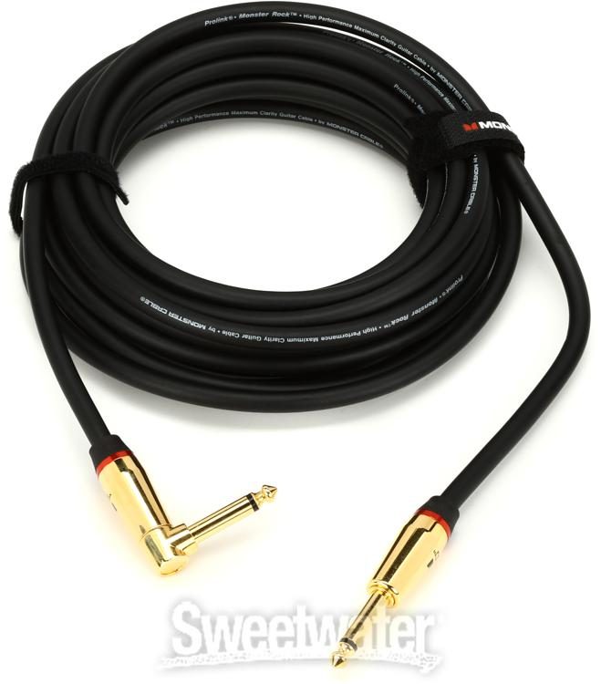 Contemporáneo papelería Mancha Monster Prolink Rock Angled to Straight Instrument Cable - 21 Feet |  Sweetwater