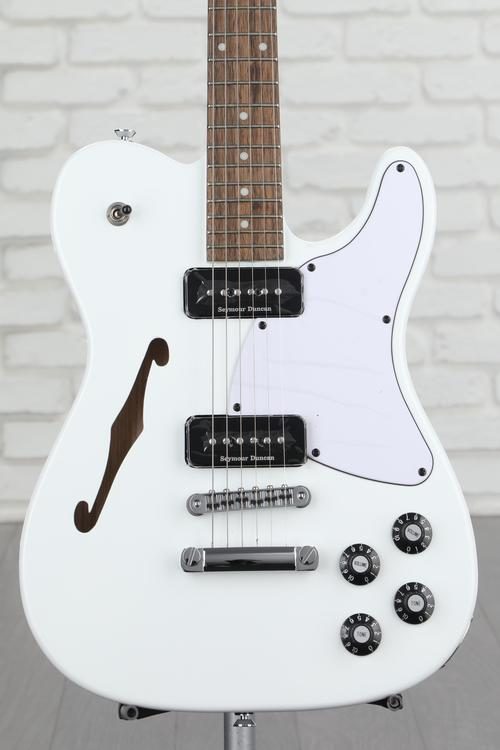 Fender Jim Adkins JA-90 Telecaster Thinline - White | Sweetwater