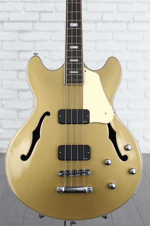 schecter hollow body bass