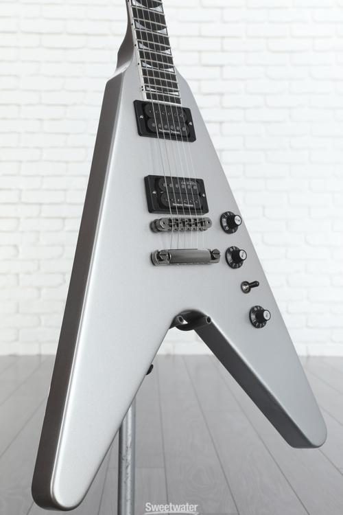 Gibson Gibson Dave Mustaine Flying V EXP Silver Metallic 
