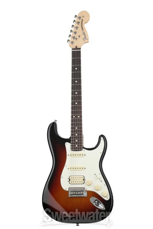 Fender American Performer Stratocaster HSS 3-Tone Sunburst with Rosewood Fingerboard 
