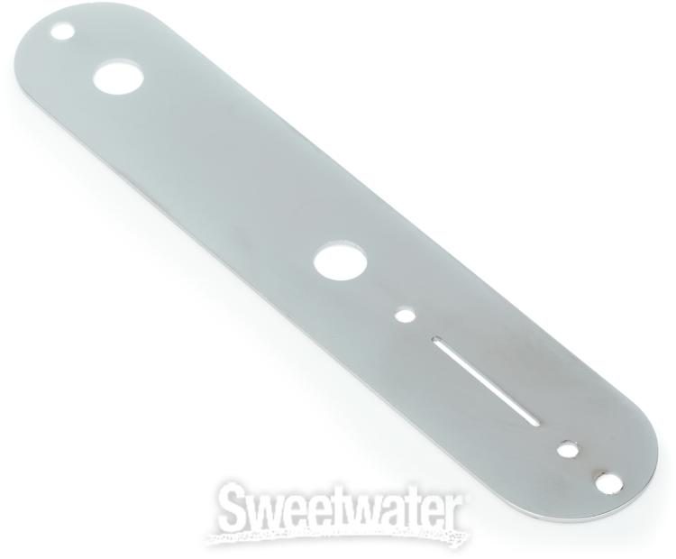 Fender Telecaster Control Plate - Chrome | Sweetwater