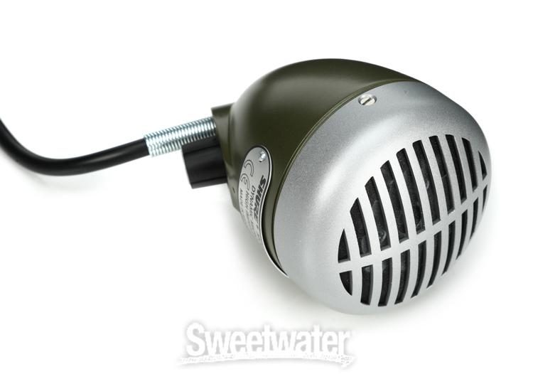Shure 520DX Green Bullet Dynamic Harmonica Microphone 