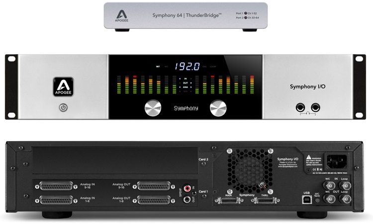 Apogee Symphony I/O 16x16 System + ThunderBridge Bundle | Sweetwater