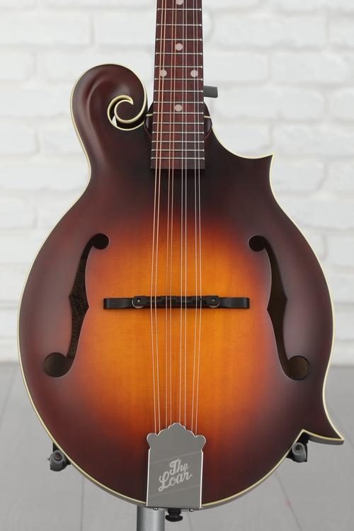 The Loar LM-590-MS Acoustic F-style Mandolin - Satin Tobacco Sunburst ...