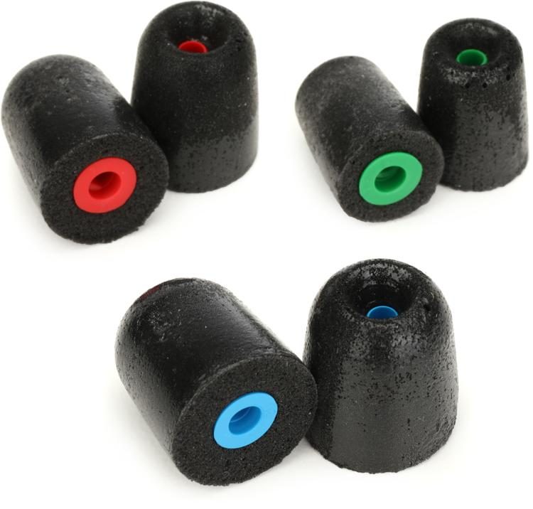 Shure PSeries Comply Foam Earphone Tips Small, Medium, Large (3