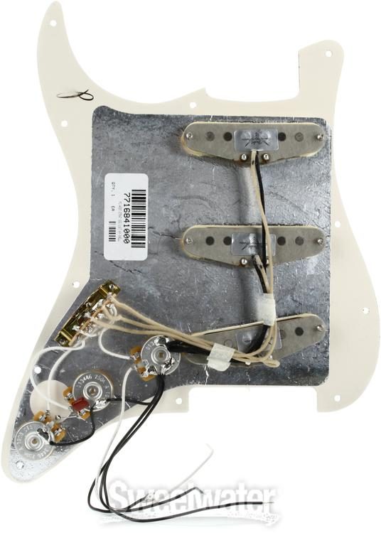 Fender Custom '69 SSS Pre-wired Stratocaster Pickguard - Tortoise 