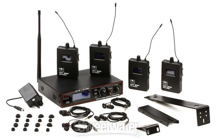Galaxy Audio AS-1400 Wireless In-Ear Personal Monitor System、コードM (516 MHz -558 MHz) - 2