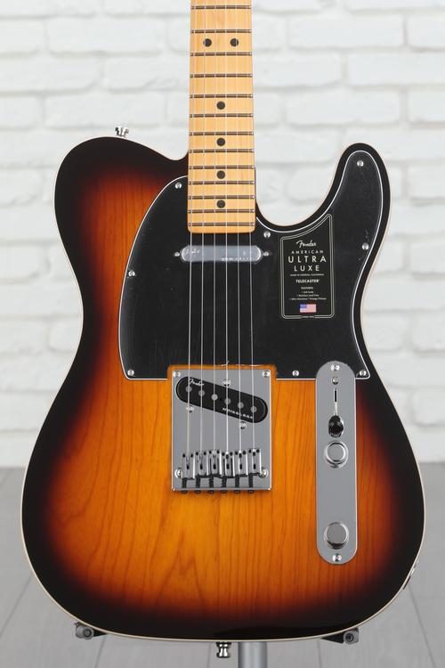 Fender American Ultra Luxe Telecaster - 2-color Sunburst with Maple  Fingerboard