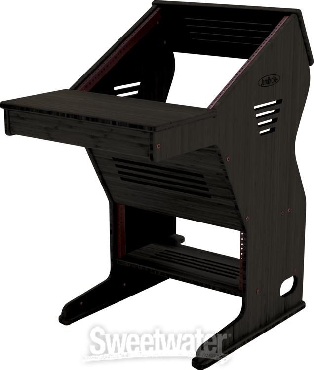 JamRacks Single Sidecar 10U over 4U Studio Rack Desk Extension - Ebony  Stain | Sweetwater