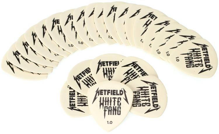 Dunlop PH122R Hetfield White Fang Custom Flow Guitar Picks x6-1.0mm/1.14mm 