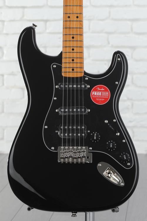 Squier Classic Vibe '70s Stratocaster HSS - Black with Maple Fingerboard