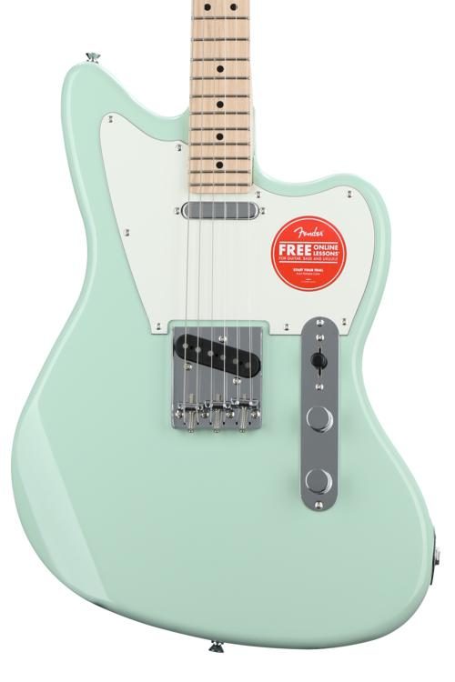 squier paranormal offset telecaster surf green