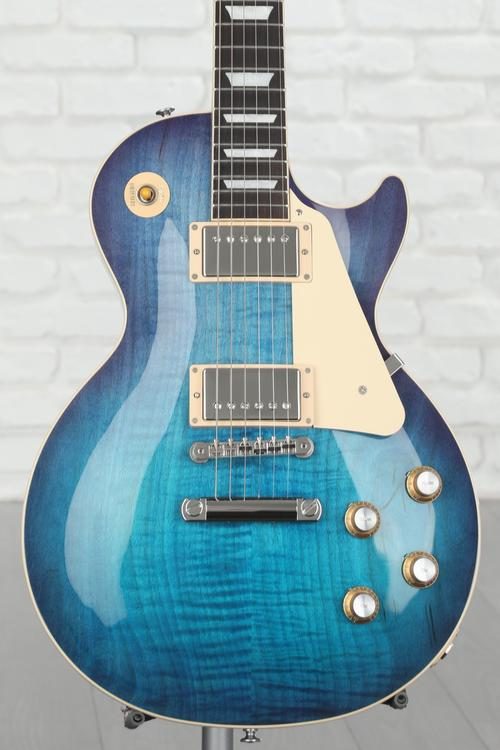 Gibson Les Paul Standard '60s Figured Top Electric Guitar - Blueberry ...