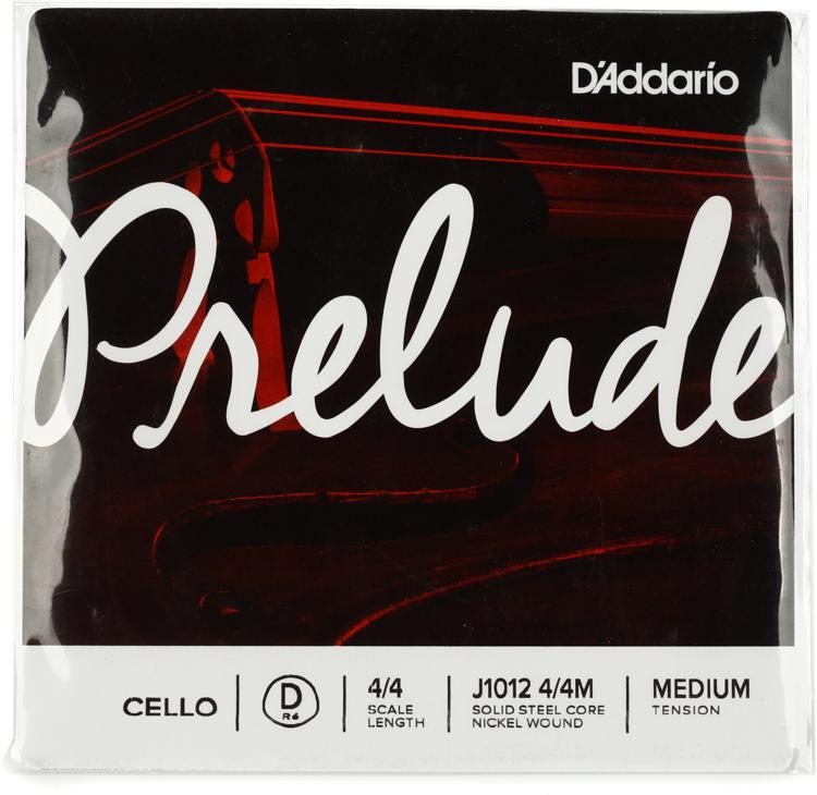4/4 Scale Medium Tension DAddario Prelude Cello Single A String 